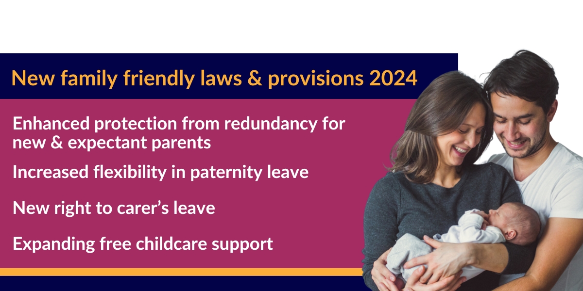 New family friendly laws & provisions 2024